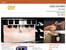 Tablet Screenshot of carbonicserviceca.com